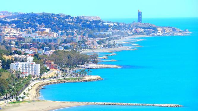 Apartamento El Bambu Cerca Del Mar Малага Екстер'єр фото
